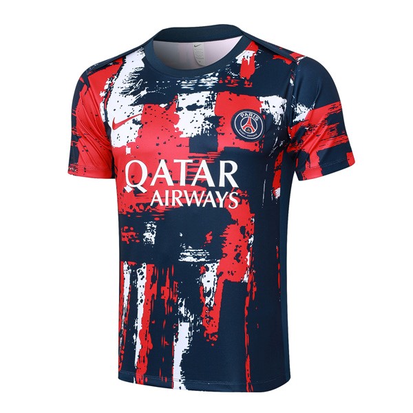 Camiseta Entrenamiento PSG 2024-2025 Rojo Azul